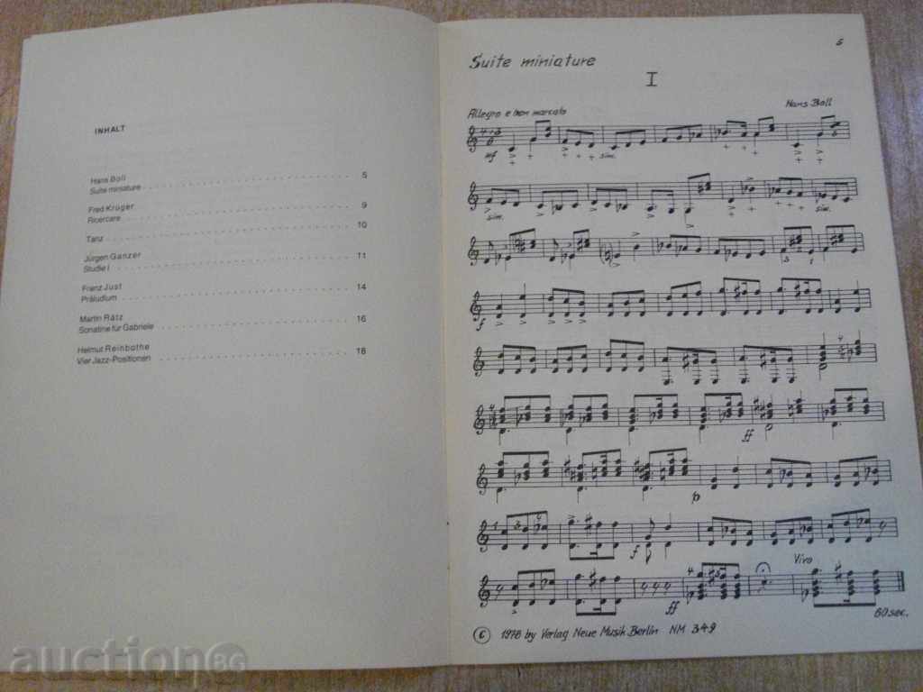 Auction Book "GITARRE - 5 - Werner Pauli" - 24 pages Auction Book "GITARRE - 5 - Werner Pauli" - 24 pages