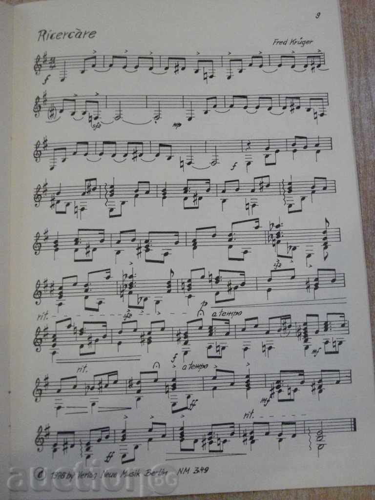 Delivery of Book "GITARRE - 5 - Werner Pauli" - 24 pages Delivery of Book "GITARRE - 5 - Werner Pauli" - 24 pages