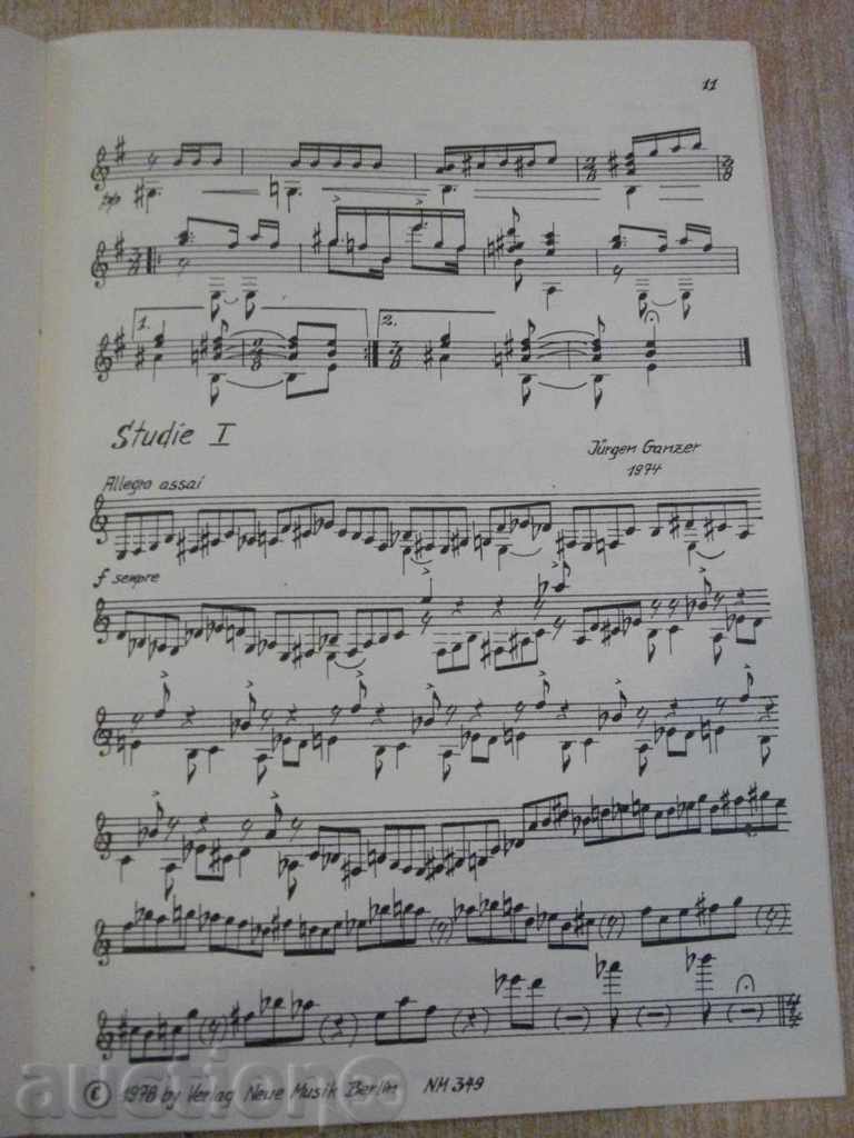 Book "GITARRE - 5 - Werner Pauli" - 24 pages - 5 Book "GITARRE - 5 - Werner Pauli" - 24 pages - 5