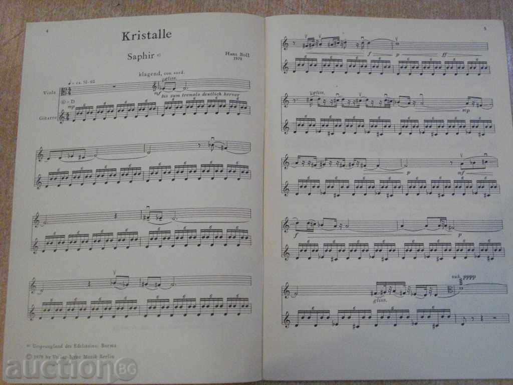 Auction "GITARRE - 6 - Gitarre und Viola - W. Pauli" - 36 pp. Auction "GITARRE - 6 - Gitarre und Viola - W. Pauli" - 36 pp.