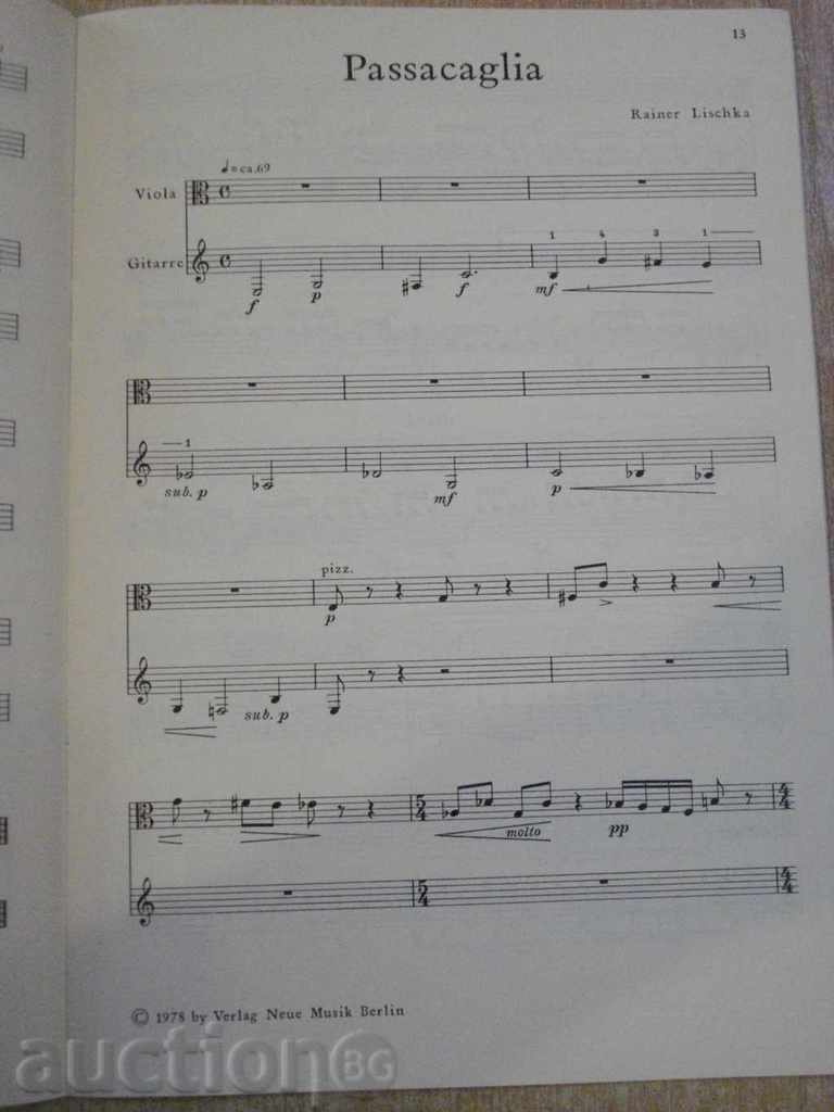 Delivery of "GITARRE - 6 - Gitarre und Viola - W. Pauli" - 36 pp. Delivery of "GITARRE - 6 - Gitarre und Viola - W. Pauli" - 36 pp.