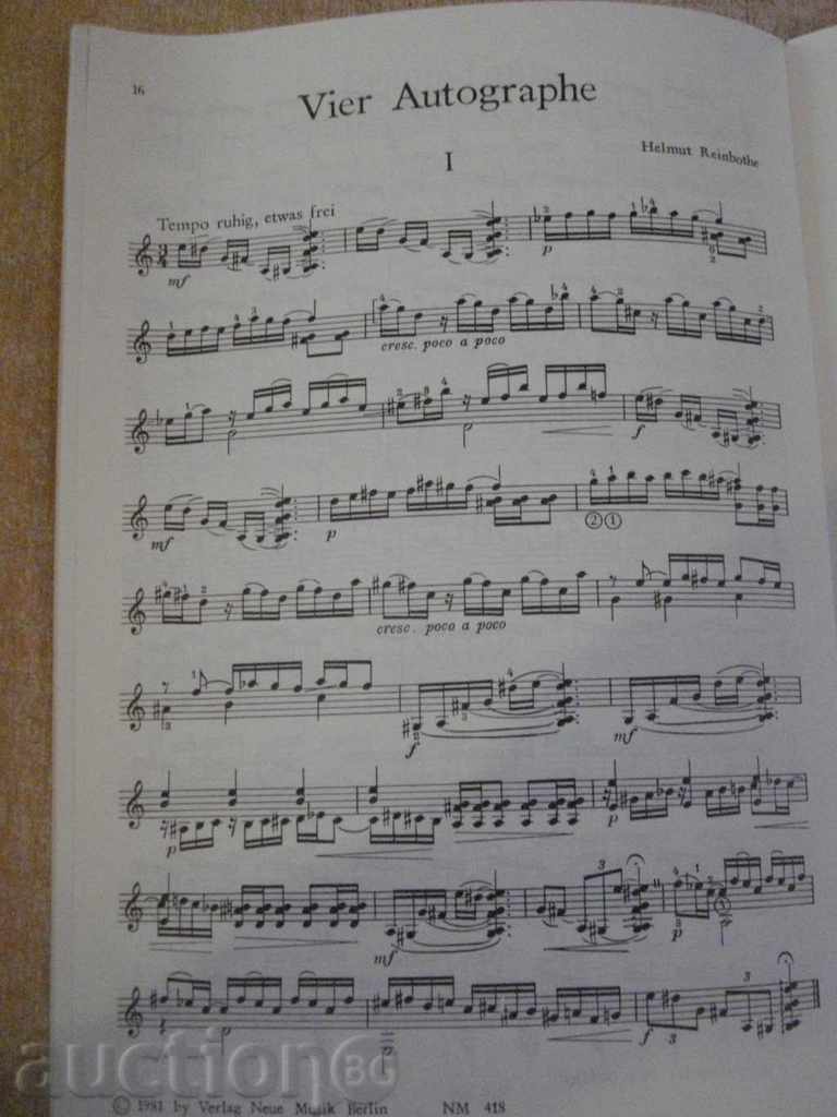 The book "GITARRE - 8 - Werner Pauli" - 20 p. - 6 The book "GITARRE - 8 - Werner Pauli" - 20 p. - 6