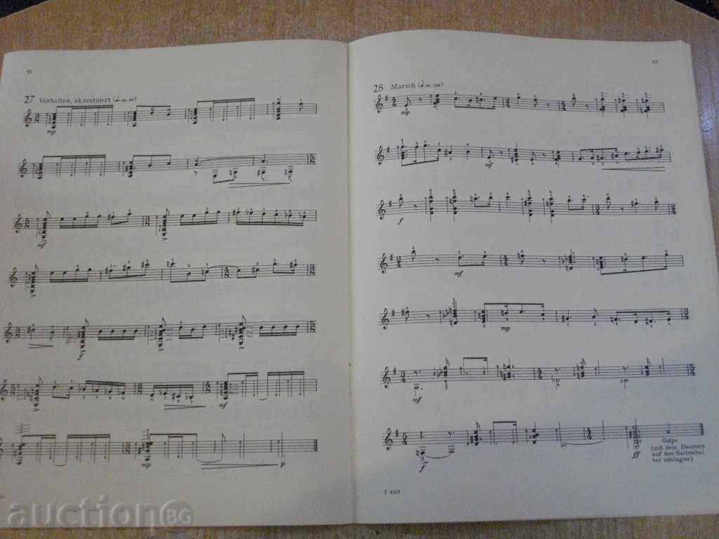 Delivery of The book "35 Rasgueado-Studien für Gitarre-Franz Just" -26 pp. Delivery of The book "35 Rasgueado-Studien für Gitarre-Franz Just" -26 pp.