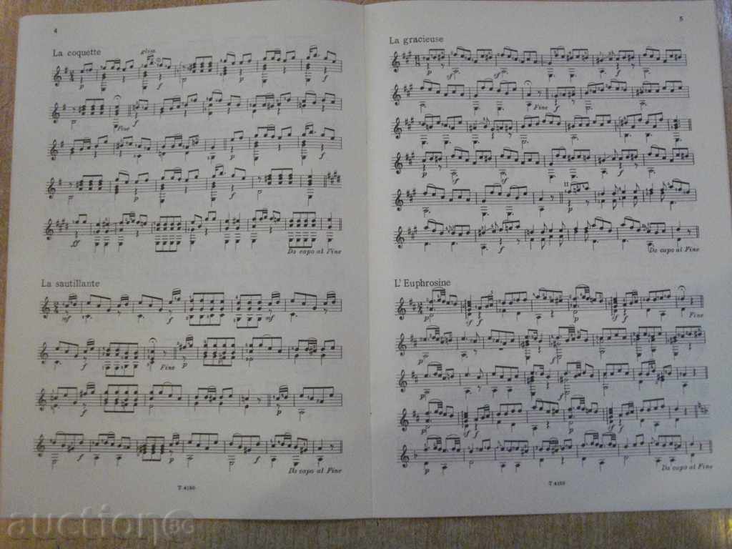 Delivery of The book "Französische Gitarremusik des 19.Jahrhunderst" -16 p