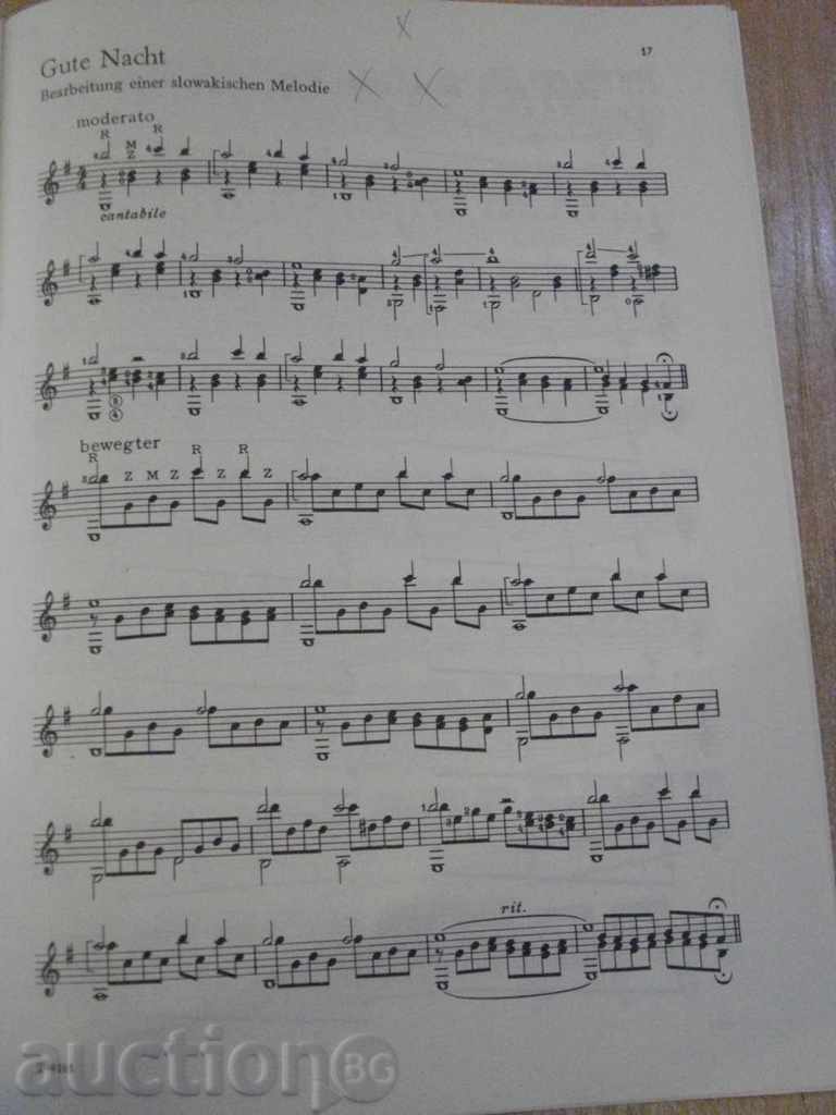 The book "Kleine Serenade für Gitarre - Martin Rätz" - 20 pp. - 5 The book "Kleine Serenade für Gitarre - Martin Rätz" - 20 pp. - 5