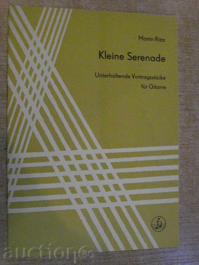 Книга "Kleine Serenade für Gitarre - Martin Rätz" - 20 стр.