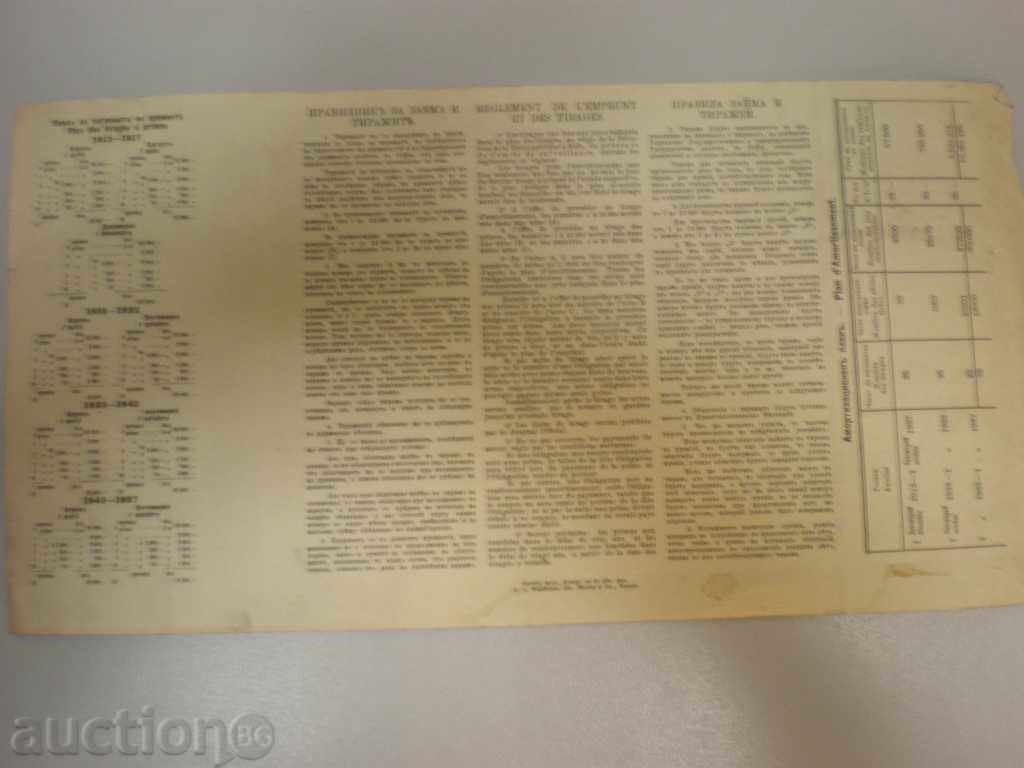 Ομόλογο - Ερυθρός Σταυρός - 1912 - 5