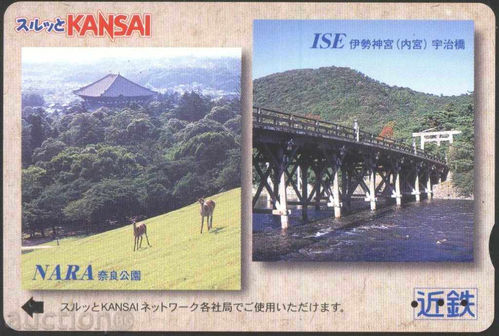 Transport (cale ferată) Podul Vezi harta Japoniei TK5