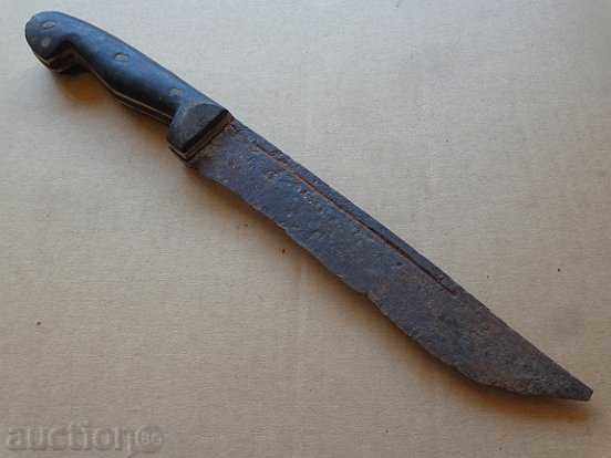 Old cuțit de măcelar 50-60-e ai secolului XX