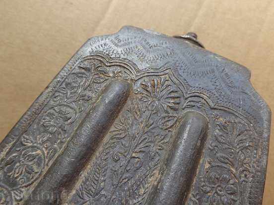 Renaissance tin-lead pavour, vitalenik, metal vessel - 7