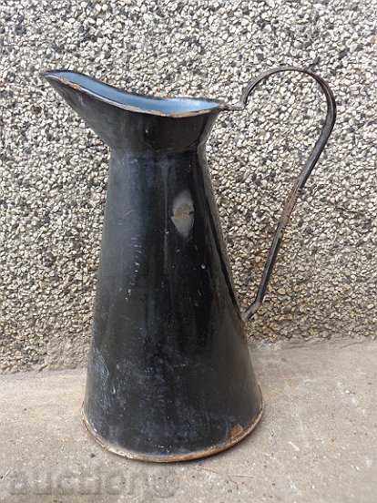 Enamelled jug with enamel 1947 year