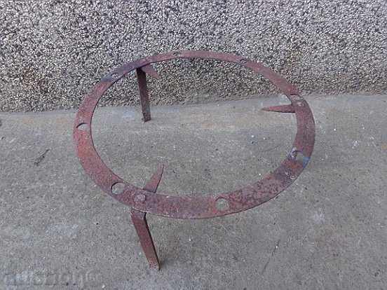 Sack for a large boiler furnace forged wrought iron hearth Sack for a large boiler furnace forged wrought iron hearth