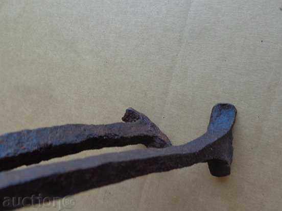 2 huge old forged nails, wrought iron, spit, nail - 7 2 huge old forged nails, wrought iron, spit, nail - 7