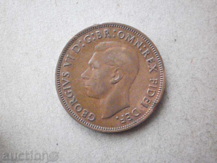 ΠΛΟΙΑ μισή δεκάρα 1951 ΑΓΓΛΙΑ με τιμή € 2.56 | 5.01 BGN