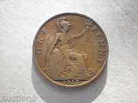 1 penny 1913 England