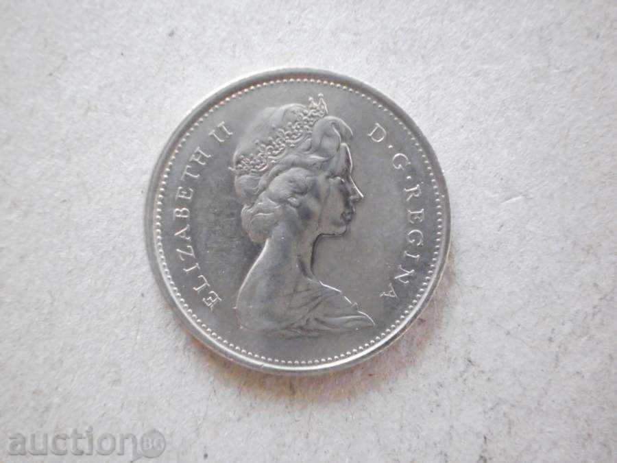 25 σεντς 1968 ΚΑΝΑΔΑ με τιμή € 2.05 | 4.01 BGN