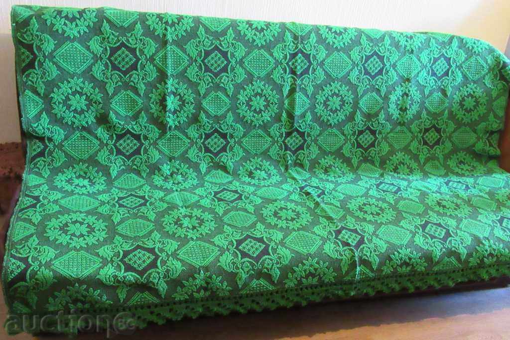 Antique Wool Green Bedspread/210x165cm with price 70.00 BGN | € 35.79 Antique Wool Green Bedspread/210x165cm with price 70.00 BGN | € 35.79