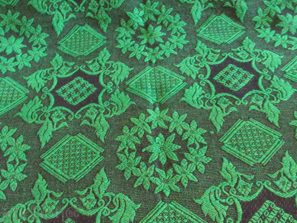 Auction Antique Wool Green Bedspread/210x165cm Auction Antique Wool Green Bedspread/210x165cm
