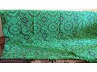 OLIVE WEDGE GREEN COVER FOR BED / 210х165cm /