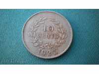 Sarawak 10 Cents 1927 Rare Coin