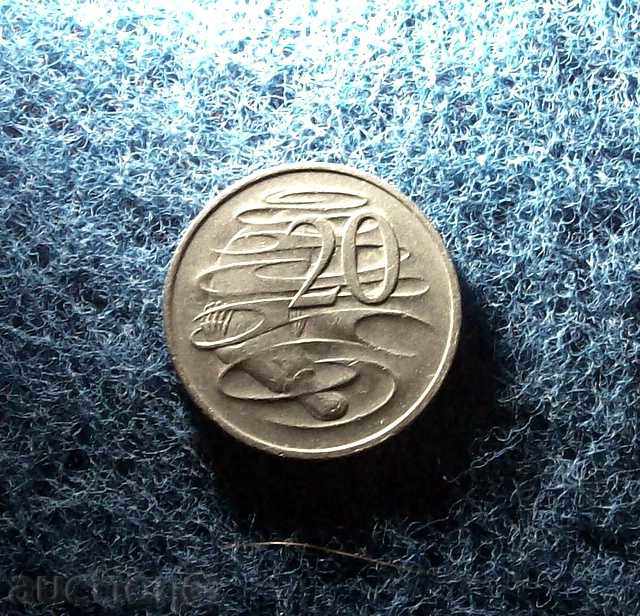 20 pence Australia-1977 with price 1.50 BGN | € 0.77 20 pence Australia-1977 with price 1.50 BGN | € 0.77