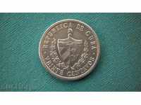 Cuba 20 CENTRUL 1949 CUBA - ARGENT RAR