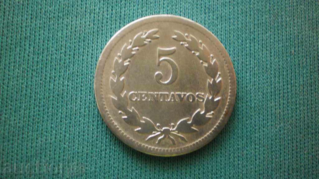 El Salvador 5 центаво 1921 Салвадор с цена € 7.67 | 15.00 лв. El Salvador 5 центаво 1921 Салвадор с цена € 7.67 | 15.00 лв.