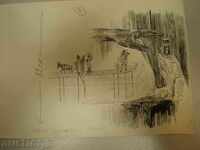 ink painting. signed