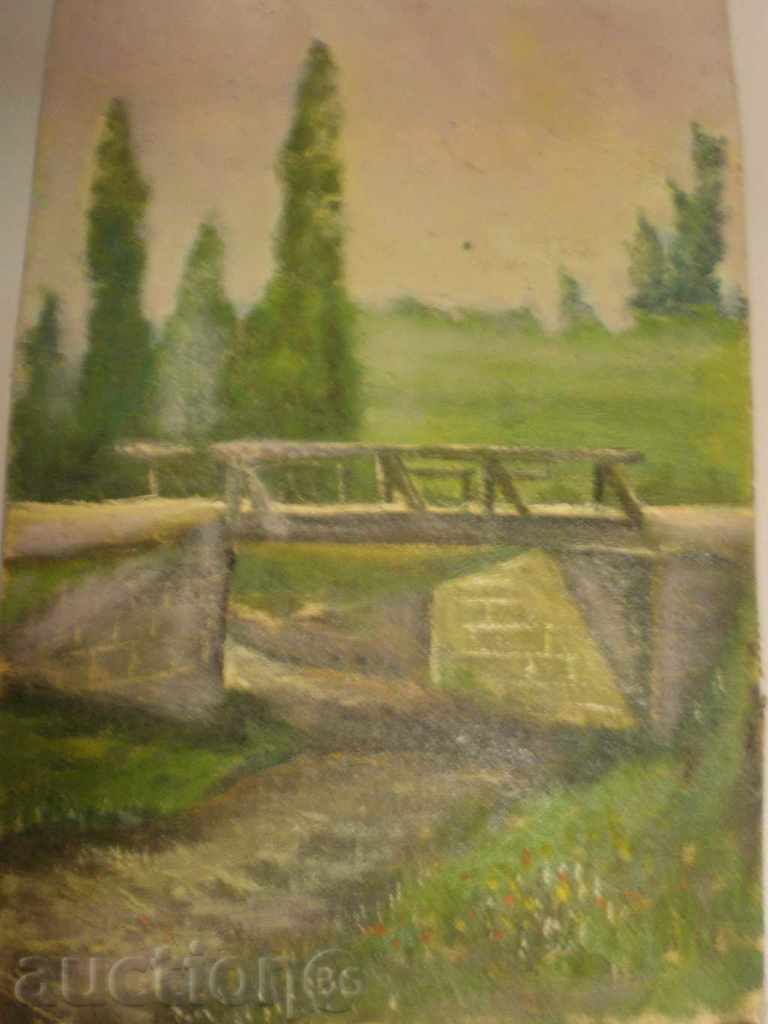 painting, oil, canvas laminated on cardboard. with price 40.00 BGN | € 20.45 painting, oil, canvas laminated on cardboard. with price 40.00 BGN | € 20.45