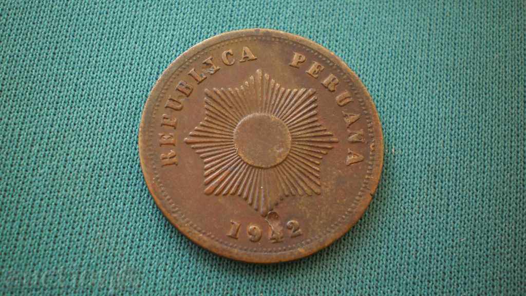 PERUANA 2 CENTAVOS 1942 PERU - ROW cu preț € 3.58 | 7.00 BGN PERUANA 2 CENTAVOS 1942 PERU - ROW cu preț € 3.58 | 7.00 BGN