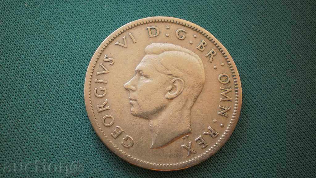 ENGLAND 2 SHILLING 1947 ENGLAND - RARE cu preț € 2.56 | 5.01 BGN