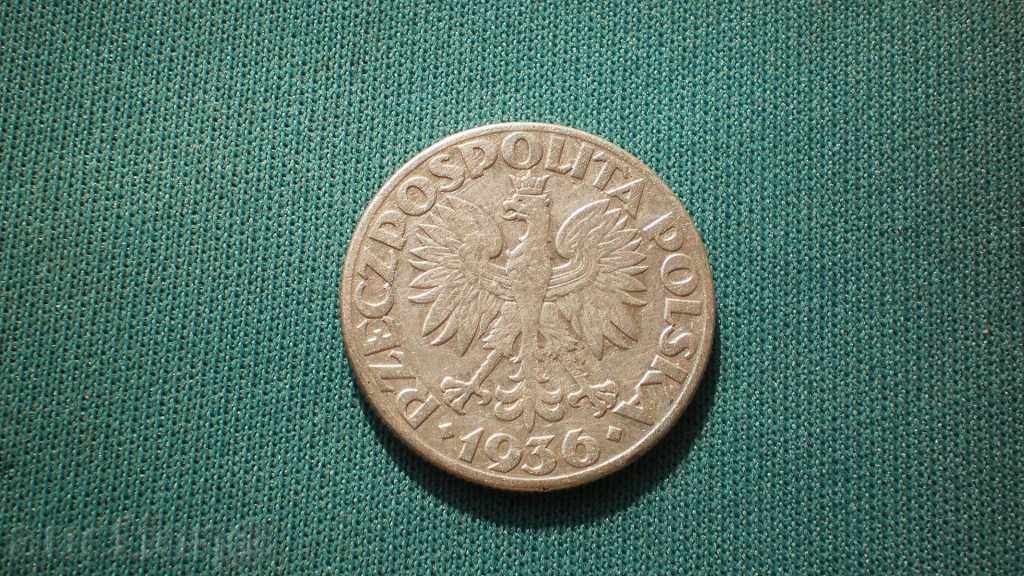 NAVE POLONIA 2 ZLOTE 1936 POLONIA - RARE cu preț € 17.90 | 35.01 BGN