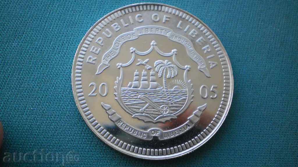 NAVE LIBERIA 20 Dollars 2005 Liberia - Rar UNC cu preț € 17.90 | 35.01 BGN