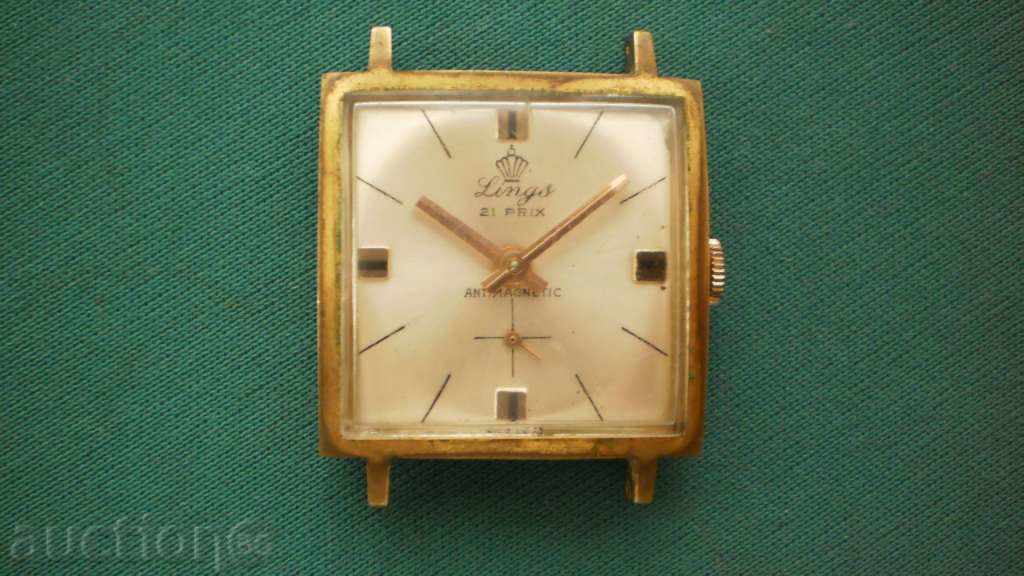 Men's Watch CLOCK Lings 21 - COMPLETE GOLD - WORKS