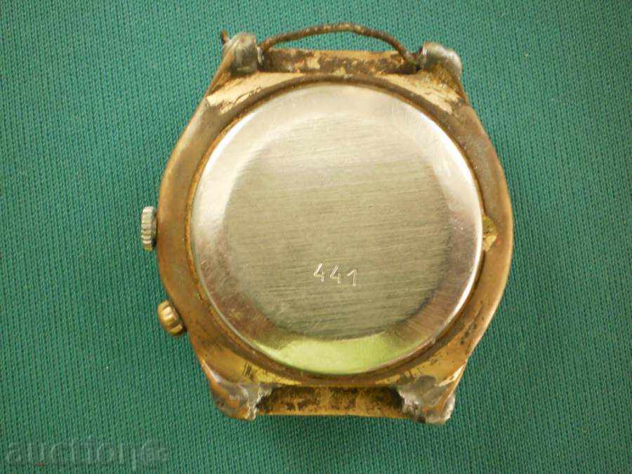 Auction  Men's Watch WATCH-ROCKET-HUGE WITH GOLD - CALENDAR