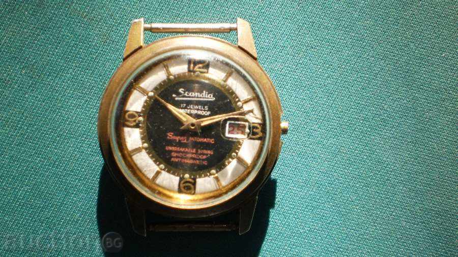 Auction  Men's Watch CLOCK - SCANDIA - GOLD