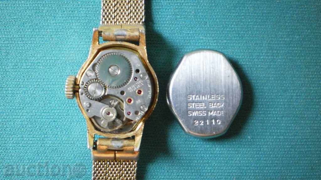 Ladies Watch CLOCK -60´s FERO FELDMANN-COMPLETE GOLD - 5