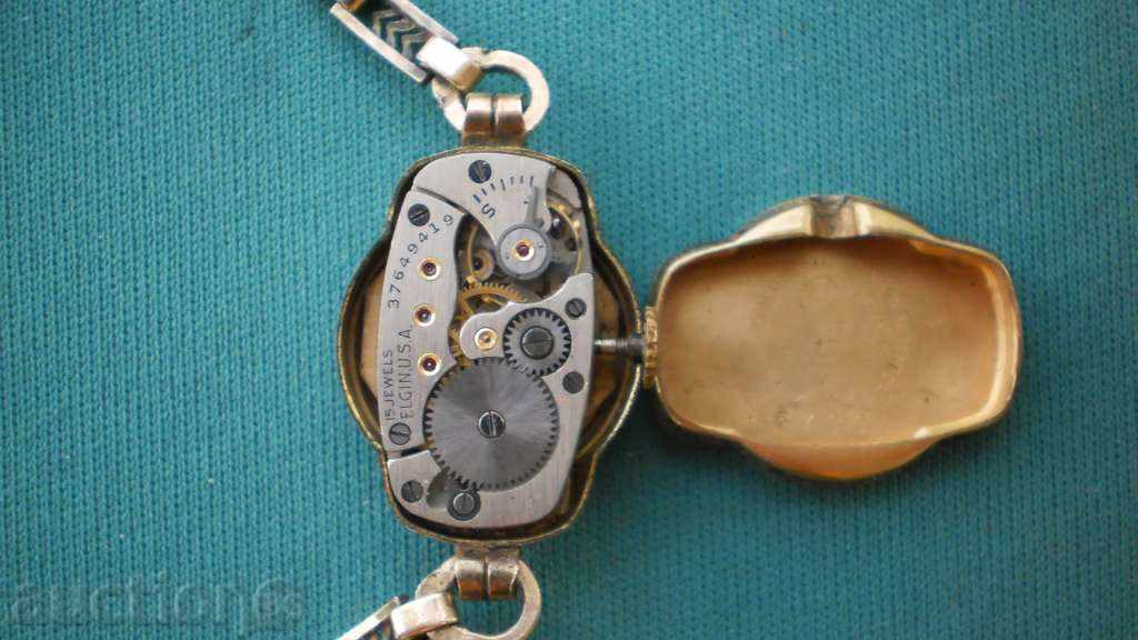 Livrarea 22. Ceas !!! ELGIN !!! ORIGINAL - AUR COMPLET - LUCRĂRI