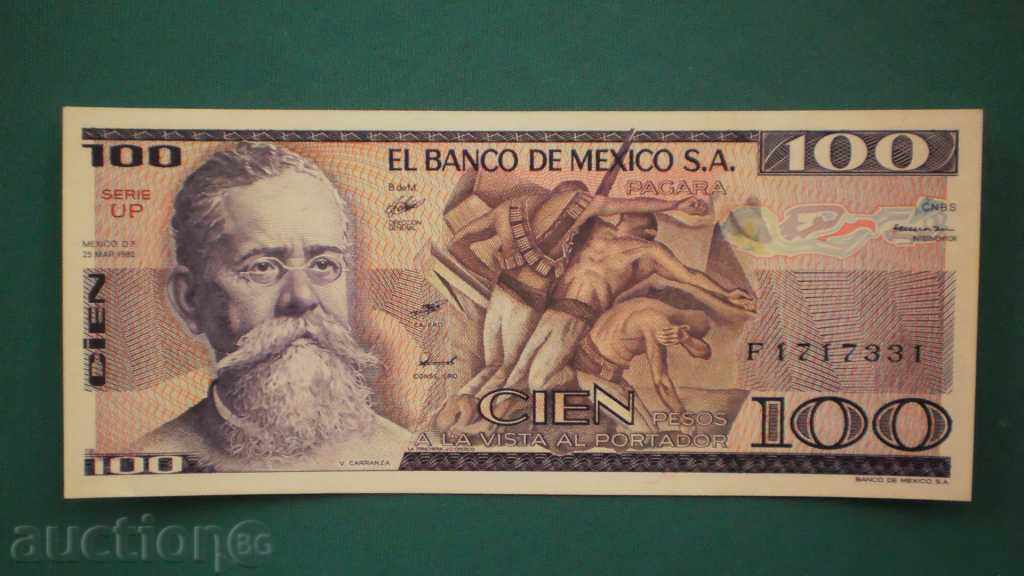 !! 35! 100 PESO 1982 MEXICO