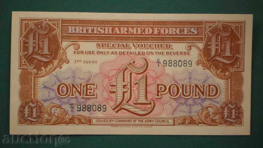 !! 28! 1 Pound 1950/55 ENGLAND- RARE