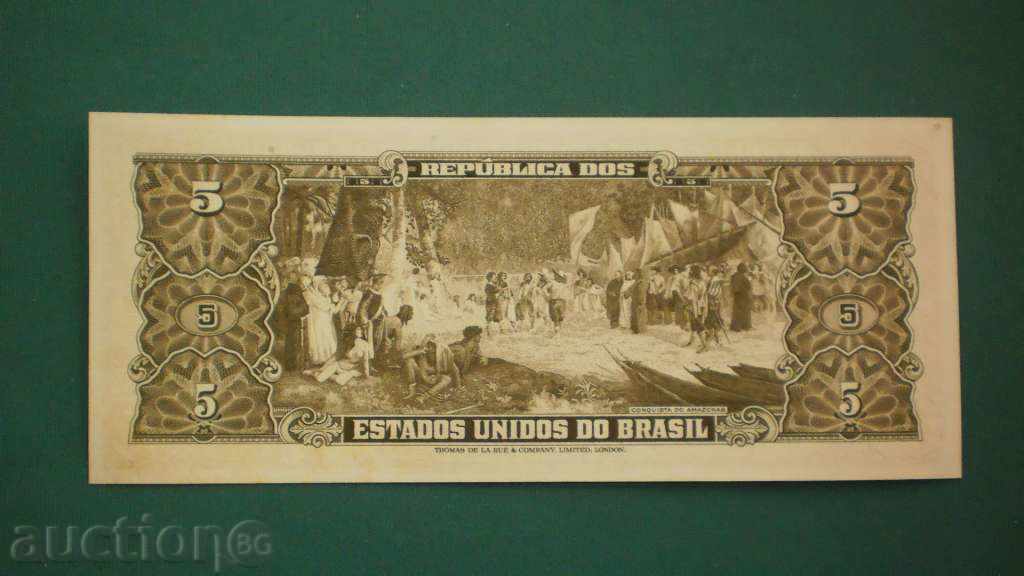 5 cruzeiros 1964 BRAZILIA cu preț € 5.11 | 9.99 BGN