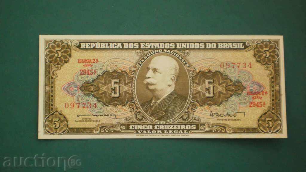 5 CRUZEIROS 1964 BRAZIL