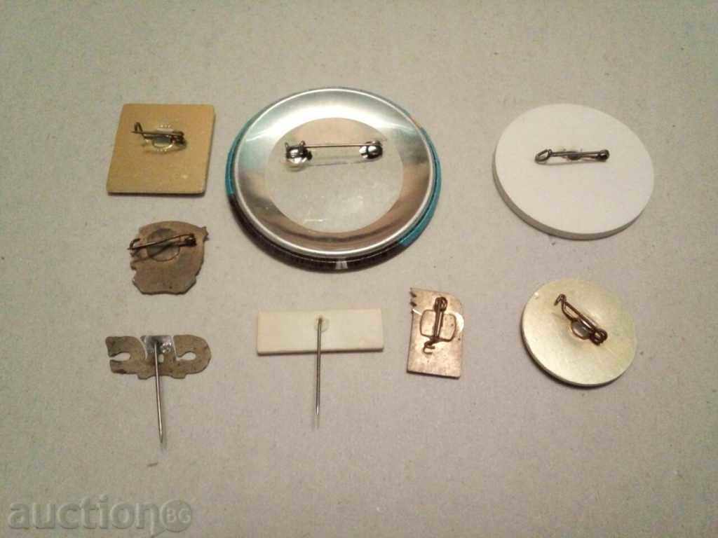 Auction Past "unforgettable" ... 8 badges of parties and organizations Auction Past "unforgettable" ... 8 badges of parties and organizations