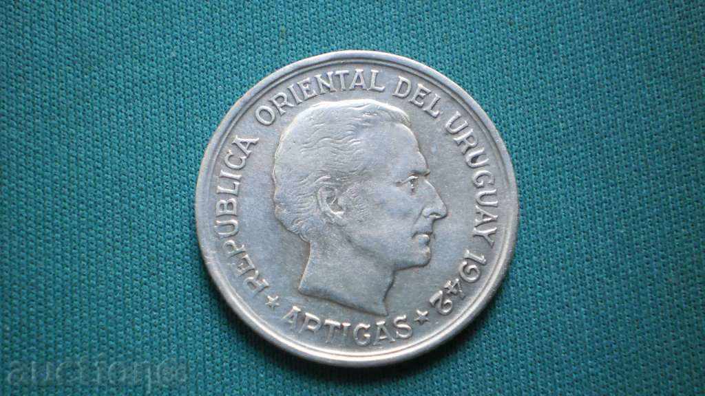 Uruguay 1 PESO 1942 Uruguay Silver cu preț € 17.90 | 35.01 BGN Uruguay 1 PESO 1942 Uruguay Silver cu preț € 17.90 | 35.01 BGN