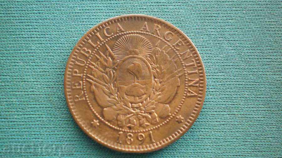 Argentina 2 CENTAVOS 1891 UNC ARGENTINA