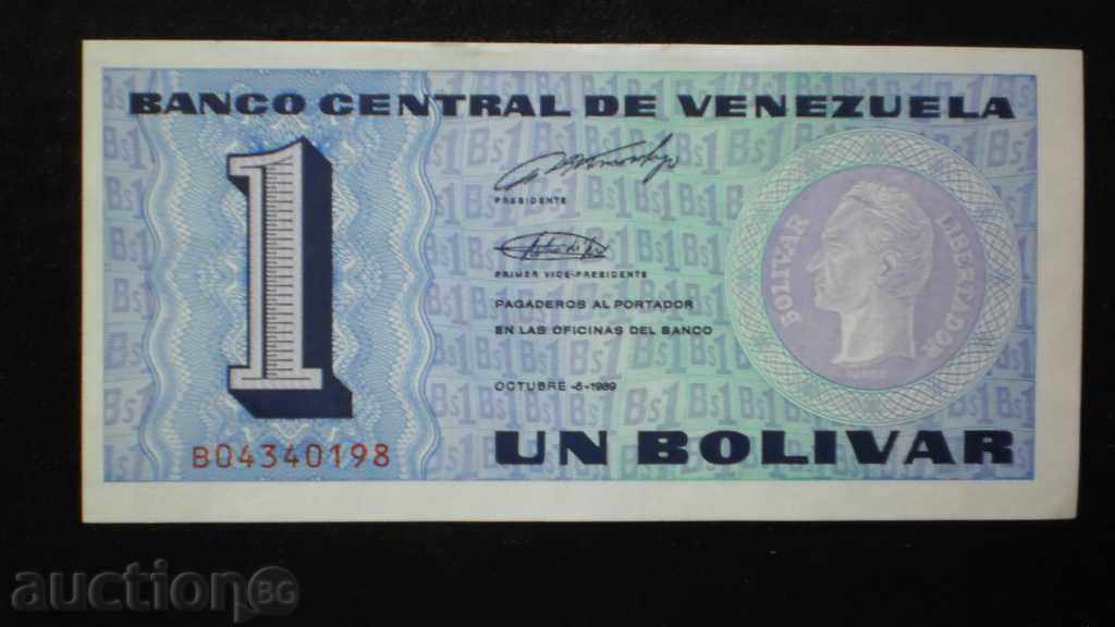 ONU 1 BOLIVAR 1989 VENEZUELEI