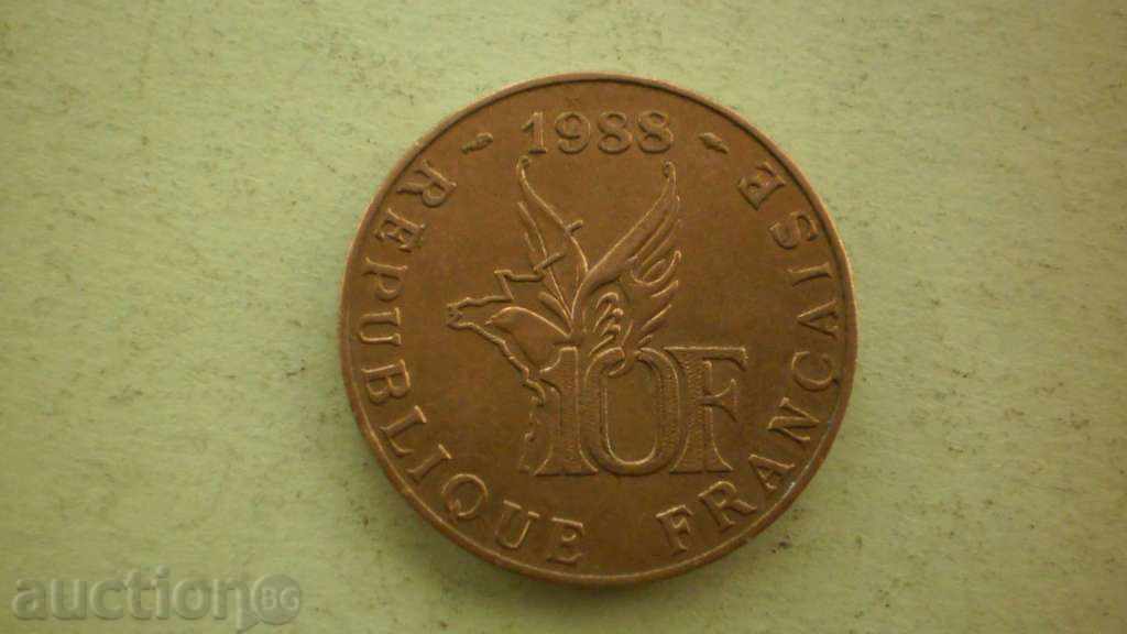 10 FRANCA 1988 FRANȚA-French Open cu preț € 3.58 | 7.00 BGN