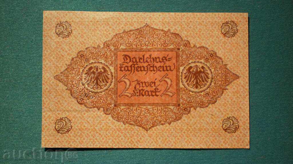 2 МАРКИ 1920 ГЕРМАНИЯ UNC с цена € 3.07 | 6.00 лв. 2 МАРКИ 1920 ГЕРМАНИЯ UNC с цена € 3.07 | 6.00 лв.