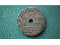 25 cents 1944 BELGIUM-GERMAN OCCUPATION