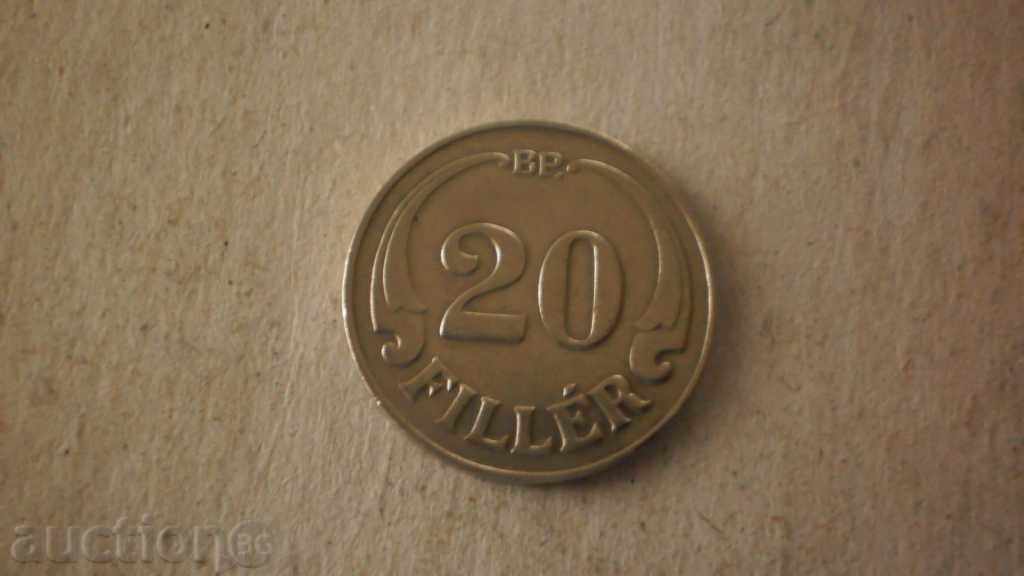 20  ФИЛЕРА  1926  УНГАРИЯ     R с цена € 3.58 | 7.00 лв.